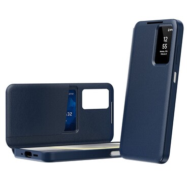 Nyitható tok Techsuit "SmartView" Samsung Galaxy A27 5G készülékekhez - blue