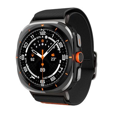 Najlon szíj Spigen "Lite Fit (AMP08772)" Samsung Galaxy Watch Ultra 47mm / Watch Ultra 2 készülékhez - black