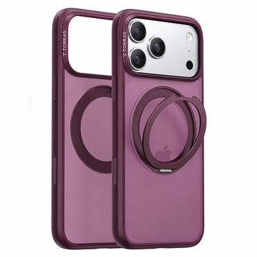 Prémium tok Torras "Ostand O1 Guardian" iPhone 17 Pro Max / 18 Pro Max készülékhez - purple