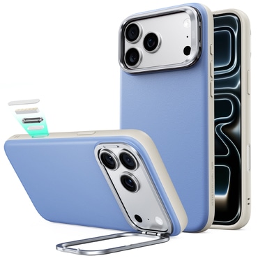 Prémium tok ESR "Atelier Magnetic Kickstand" iPhone 17 Pro / 18 Pro készülékhez - light blue
