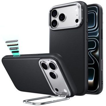 Prémium tok ESR "Atelier Magnetic Kickstand" iPhone 17 Pro Max / 18 Pro Max készülékhez - black