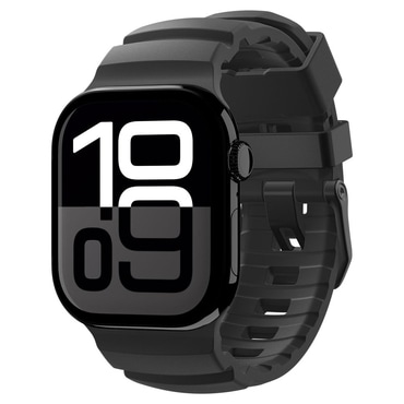 Silikon szíj Spigen "WBS2" Apple Watch (44 / 45 / 46 / 49mm) készülékhez - black