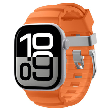 Silikon szíj Spigen "WBS2" Apple Watch (44 / 45 / 46 / 49mm) készülékhez - orange