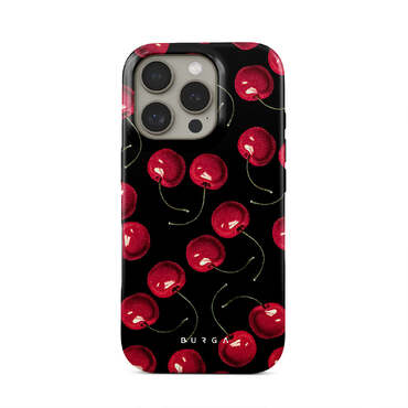 Prémium Burga Tough MagSafe "cherrybomb" tok iPhone 16 Pro Max készülékhez