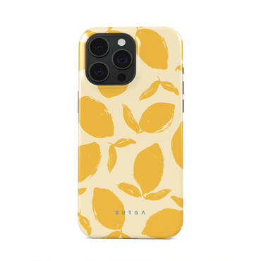 Prémium Burga Tough MagSafe "lemon tart" tok iPhone 15 Pro Max készülékhez