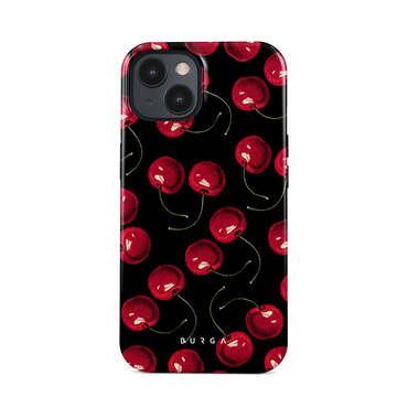 Prémium Burga Tough MagSafe "cherrybomb" tok iPhone 15 készülékhez