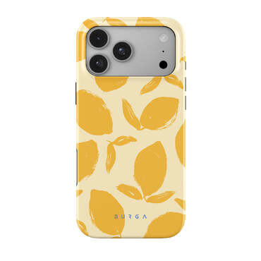 Prémium Burga Tough MagSafe "lemon tart" tok iPhone 18 Pro készülékhez