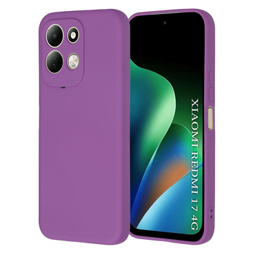 Techsuit SoftFlex szilikon tok Redmi 17 4G / 5G készülékhez - purple