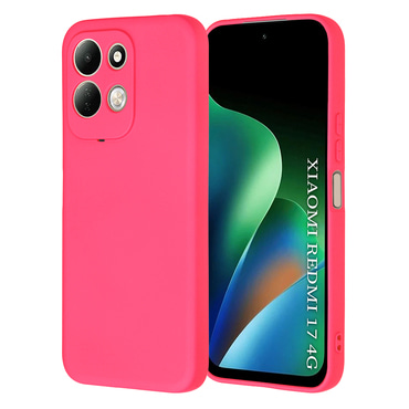 Techsuit SoftFlex szilikon tok Redmi 17 4G / 5G készülékhez - hot pink