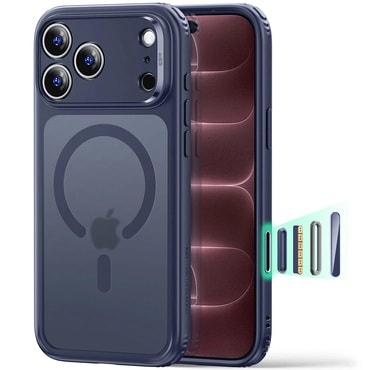 Hibrid tok ESR "Classic Hybrid HaloLock" iPhone 17 Pro Max / 18 Pro Max készülékekhez - frosted blue