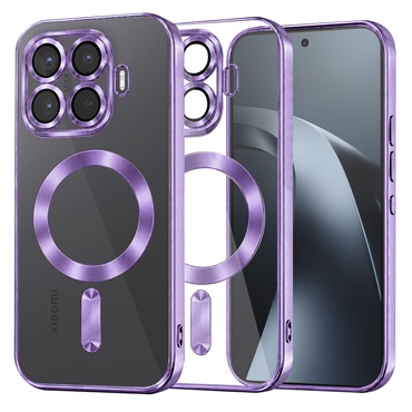 Tok Techsuit "Luxury Crystal MagSafe" Xiaomi 17T Pro készülékhez - light purple