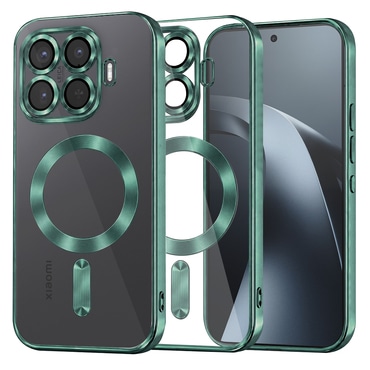 Tok Techsuit "Luxury Crystal MagSafe" Xiaomi 17T Pro készülékhez - deep green