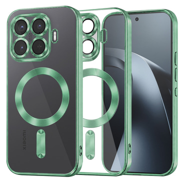Tok Techsuit "Luxury Crystal MagSafe" Xiaomi 17T Pro készülékhez - light green