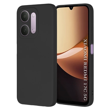Techsuit SoftFlex szilikon tok Xiaomi Redmi 17C 5G készülékhez - black