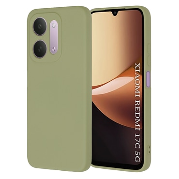Techsuit SoftFlex szilikon tok Xiaomi Redmi 17C 5G készülékhez - matcha