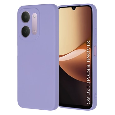 Techsuit SoftFlex szilikon tok Xiaomi Redmi 17C 5G készülékhez - light purple