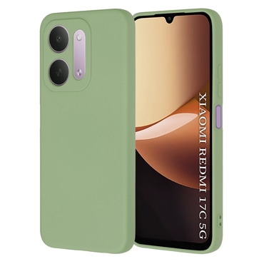 Techsuit SoftFlex szilikon tok Xiaomi Redmi 17C 5G készülékhez - mint green