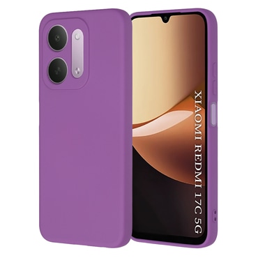 Techsuit SoftFlex szilikon tok Xiaomi Redmi 17C 5G készülékhez - purple