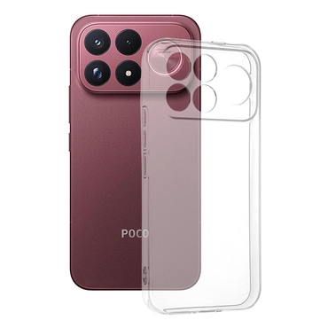 TPU gél tok Xiaomi Poco F9 Ultra készülékekhez - transparent