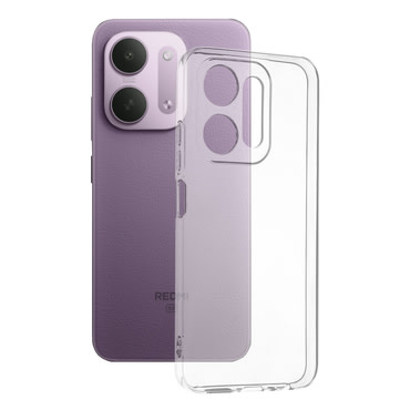 TPU gél tok Xiaomi Redmi 17C 5G készülékekhez - átlátszó