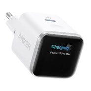 Fali 45W töltő Anker "Nano (A121DG21)" GaN, Smart Display, Care Mode - white