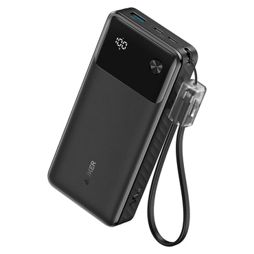 Power bank Anker "PowerCore (A1384G11)" 20000mAh 30W digitális kijelzővel - black