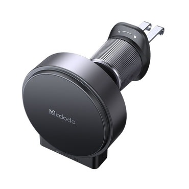 Autós tartó mágneses Mcdodo "CH-3000" 15W vezeték nélküli töltéssel és kihúzható kábellel - black