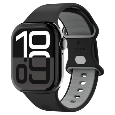 Silikon szíj Spigen "Nano Pop (AMP09324)" Apple Watch (38 / 40 / 41 / 42mm) készülékhez - black sesame
