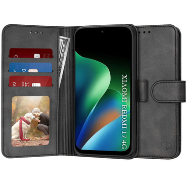 Nyitható tok Techsuit "Diary Book" Xiaomi Redmi 17 4G / 5G készülékekhez - black