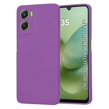 Techsuit SoftFlex szilikon tok Motorola Moto G06 készülékhez - purple