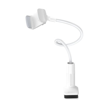 tartó Borofone "Desk Holder Bright Shell (BH23)" hajlítható karral és 360°-os forgatással - white