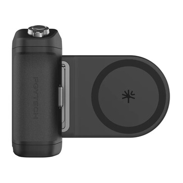 Telefonhoz való PGYTech MagCam 2 mágneses fotós fogantyú vezeték nélküli töltéssel, powerbankkal és Bluetooth távirányítóval - black