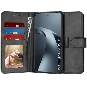 Nyitható tok Techsuit "Diary Book" Xiaomi 17T Pro készülékekhez - black