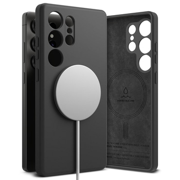 Tok Ringke "Silicone Magnetic" Samsung Galaxy S25 Ultra készülékekhez - black
