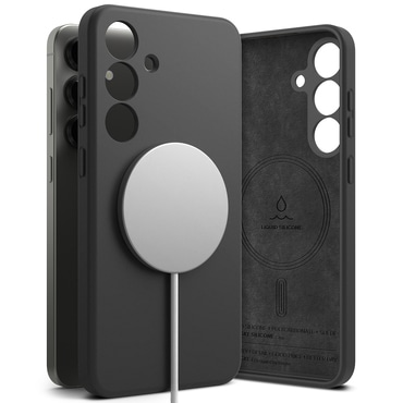 Tok Ringke "Silicone Magnetic" Samsung Galaxy S25 készülékekhez - black