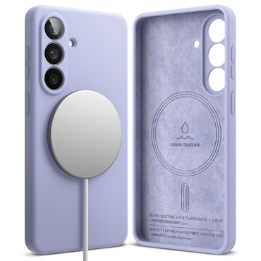 Tok Ringke "Silicone Magnetic" Samsung Galaxy S26 készülékekhez - lavender