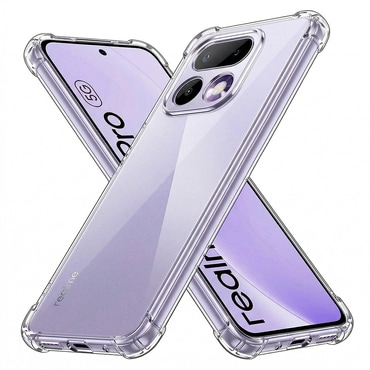 TPU gél tok Techsuit "Shockproof" Realme 16 Pro 5G készülékhez - clear