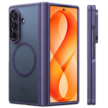 Prémium tok Torras "Guardian Magnetic" Samsung Galaxy Z Fold8 Ultra készülékekhez - deep purple