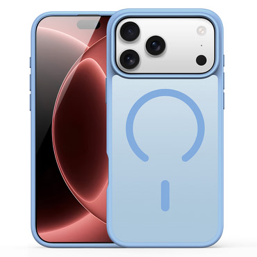 Hibrid tok "Yind" MagSafe mágnessel iPhone 17 Pro / 18 Pro készülékekhez - light blue