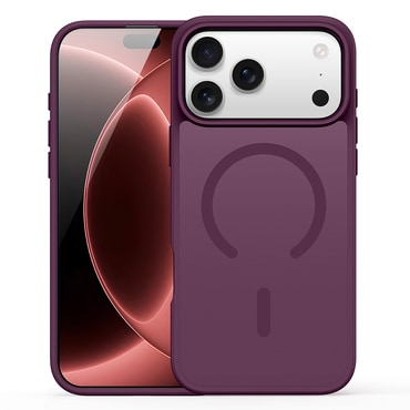 Hibrid tok "Yind" MagSafe mágnessel iPhone 17 Pro Max / 18 Pro Max készülékekhez - dark cherry