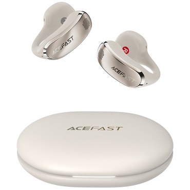 Bluetooth fülhallgató Acefast "Aceclip Pro" BT 5.4 két zajszűrő mikrofonnal, 400mAh, IP55 - gold