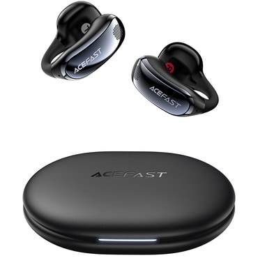 Bluetooth fülhallgató Acefast "Aceclip Pro" BT 5.4 két zajszűrő mikrofonnal, 400mAh, IP55 - black