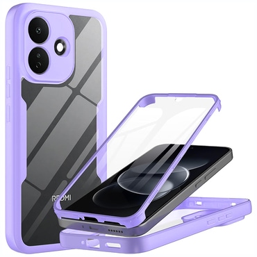 Hibrid tok Techsuit "ColorVerse 360" teljes körű védelemmel Xiaomi Redmi Note 17 Pro 5G készülékhez - purple