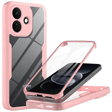 Hibrid tok Techsuit "ColorVerse 360" teljes körű védelemmel Xiaomi Redmi Note 17 Pro 5G készülékhez - pink