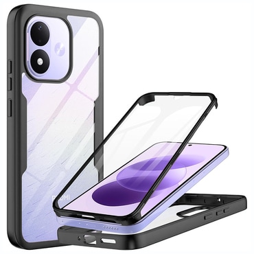 Hibrid tok Techsuit "ColorVerse 360" teljes körű védelemmel Xiaomi Redmi Note 17 4G / 5G készülékhez - black