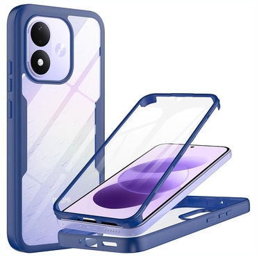 Hibrid tok Techsuit "ColorVerse 360" teljes körű védelemmel Xiaomi Redmi Note 17 4G / 5G készülékhez - blue