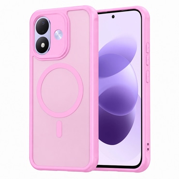 Hibrid tok "HaloFrost II MagSafe" Xiaomi Redmi Note 17 4G / 5G készülékhez - pink