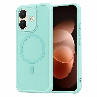 Hibrid tok "HaloFrost II MagSafe" Xiaomi Redmi Note 17 Pro 5G készülékhez - mint green