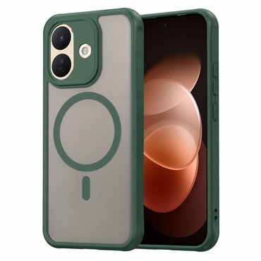 Hibrid tok "HaloFrost II MagSafe" Xiaomi Redmi Note 17 Pro 5G készülékhez - green