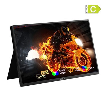 Hordozható monitor Zeuslap "P16 Plus" 16" 1920×1200, 180Hz, 100% sRGB
